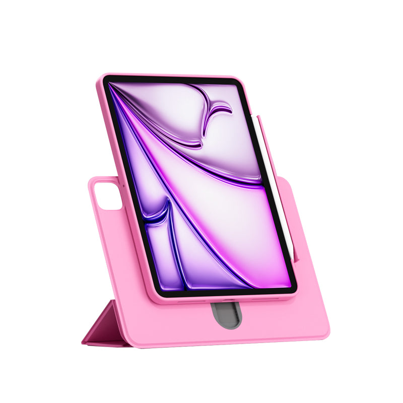iFacemall Ultra-Light 360° Rotating Slide Rail Protective Case for iPad (7th/8th/9th Generation) 10.2-inch – Horizontal and Vertical Stand, Shockproof