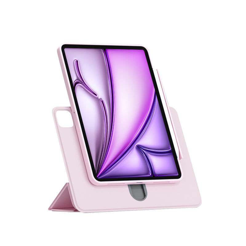 iFacemall Ultra-Light 360° Rotating Slide Rail Protective Case for iPad (7th/8th/9th Generation) 10.2-inch – Horizontal and Vertical Stand, Shockproof
