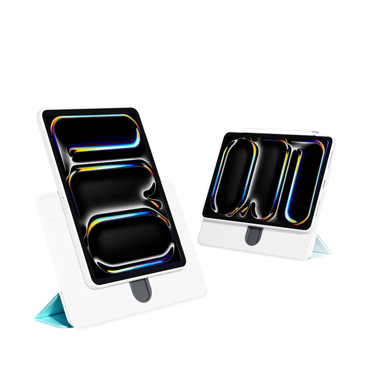iFacemall Ultra-Light 360° Rotating Slide Rail Protective Case for iPad (7th/8th/9th Generation) 10.2-inch – Horizontal and Vertical Stand, Shockproof