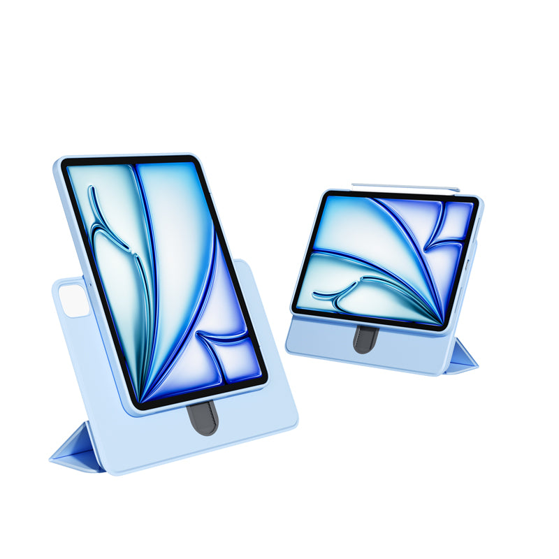 iFacemall Ultra-Light 360° Rotating Slide Rail Protective Case for iPad (7th/8th/9th Generation) 10.2-inch – Horizontal and Vertical Stand, Shockproof