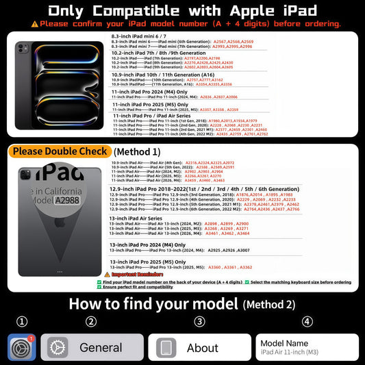 2023 iFacemall Stylish Keyboard Case with Foldable Stand Slide Rails for iPad 9th/8th/7th Gen 10.2inch (2021/2020/2019)