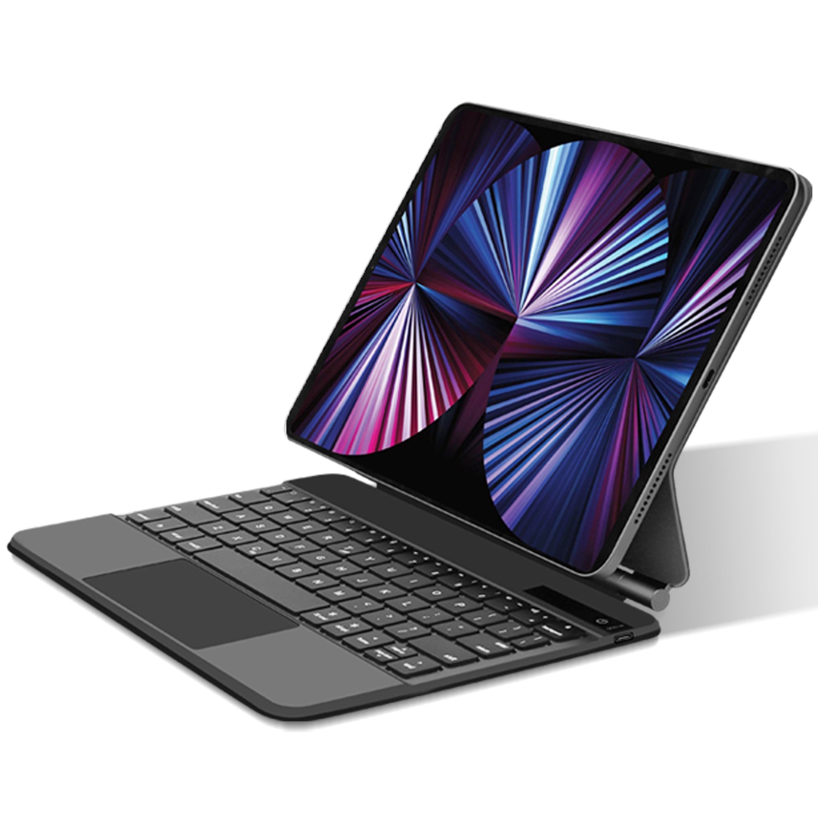Ultra-Slim & Lightweight Shockproof Protective Cover – iPad Keyboard Case for iPad Air 10.9" / iPad Pro 11 with Magic Keyboard, Trackpad, 7-Color Backlight, Magnetic Attachment