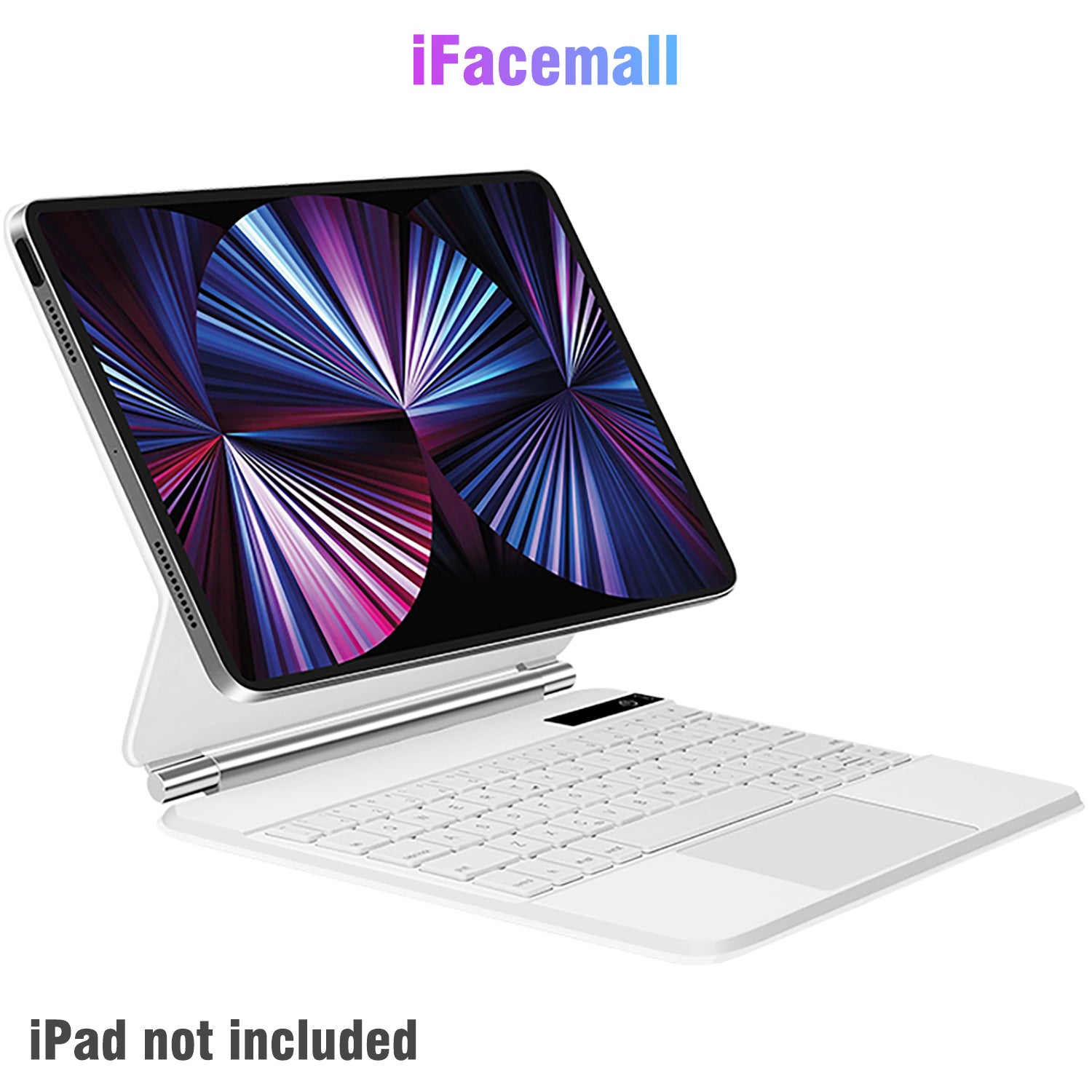 iFacemall Stylish Magic Case for iPad with Keyboard