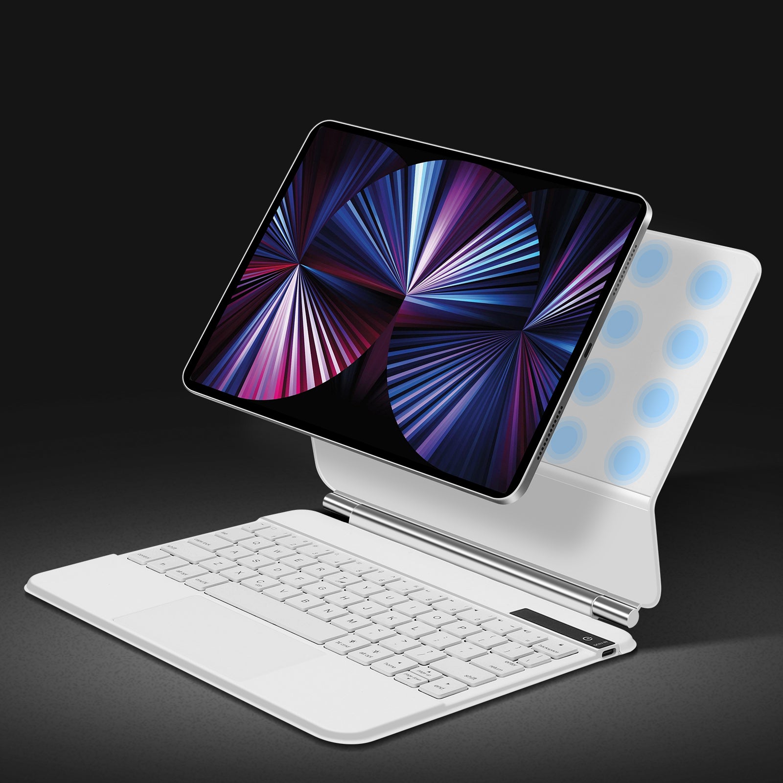 iFacemall Stylish Magic Case for iPad with Keyboard